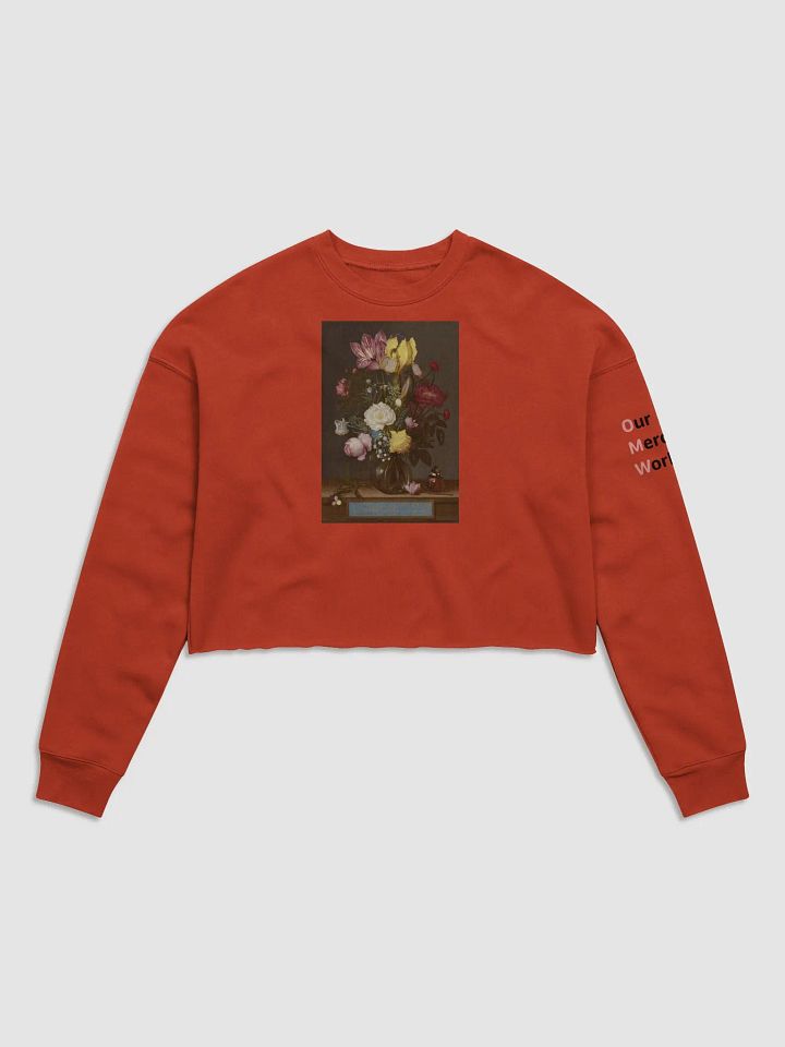 Flowers in a Vase Crop Sweatshirt product image (1)