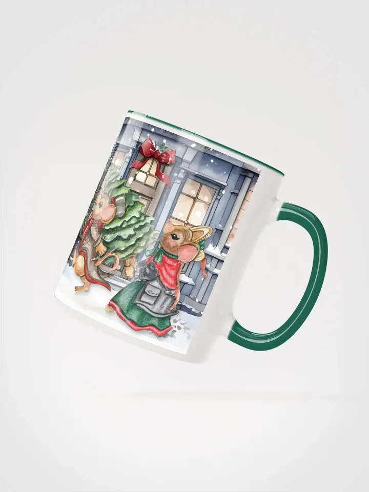 Prelude To Christmas Ceramic Mug | Holiday-Themed Mouse Design | It's A Mice Life Series product image (2)