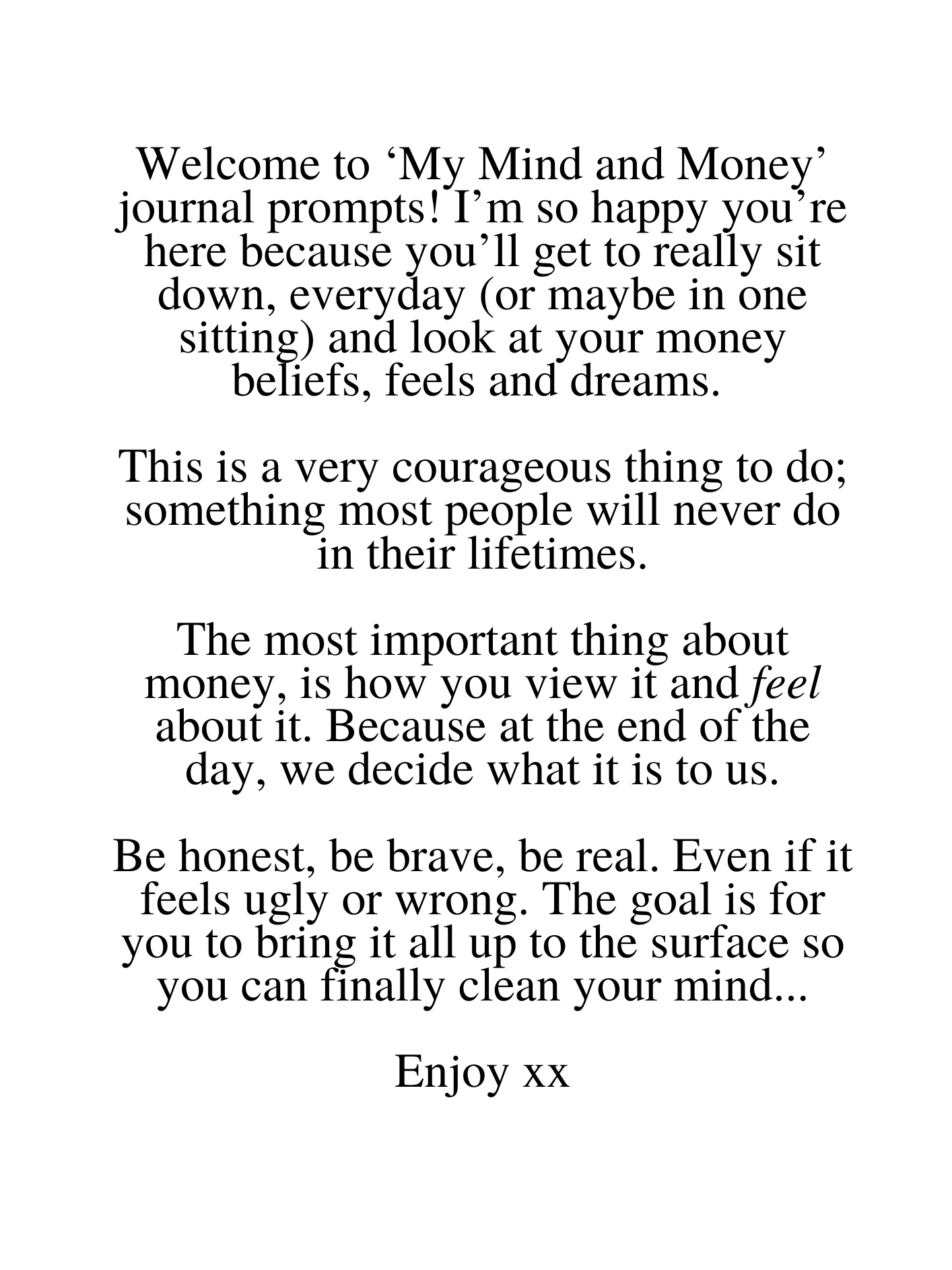 My Mind and Money Journal product image (3)