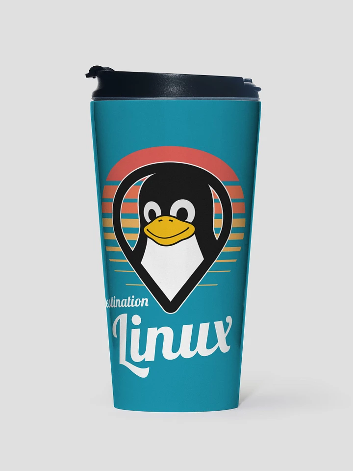 Destination Linux Retro Vibes - Travel Mug product image (1)