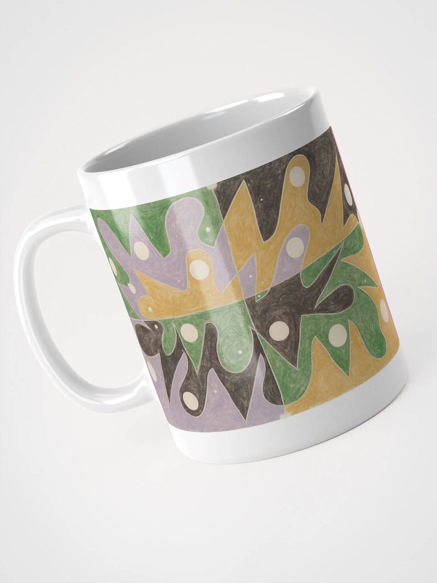 Cartoon College 3 & 4 White Glossy Mug product image (4)
