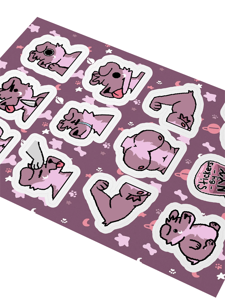 Nyx's Emote Sticker Sheet product image (2)