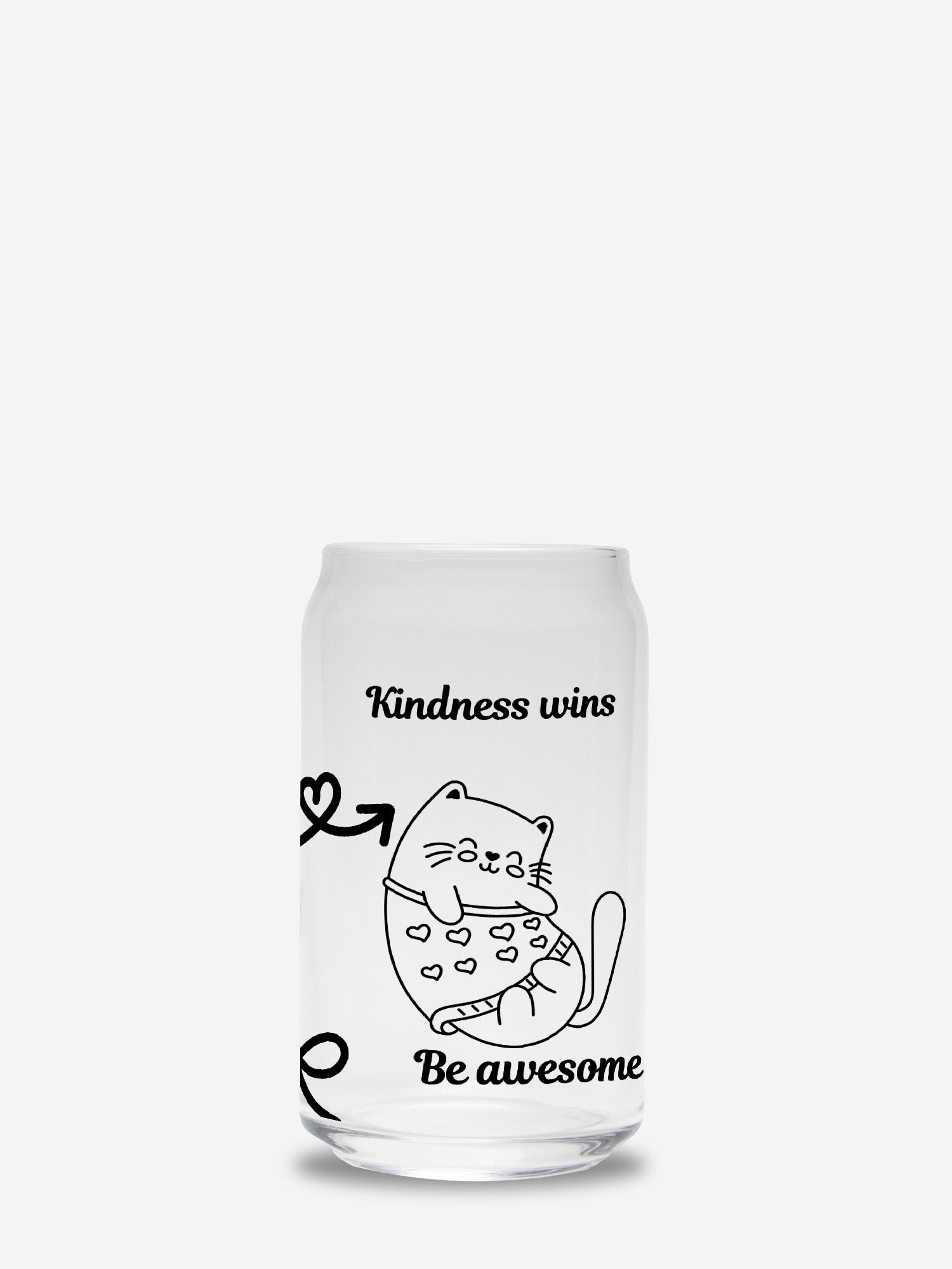 Feeling happy wellness glass can product image (2)