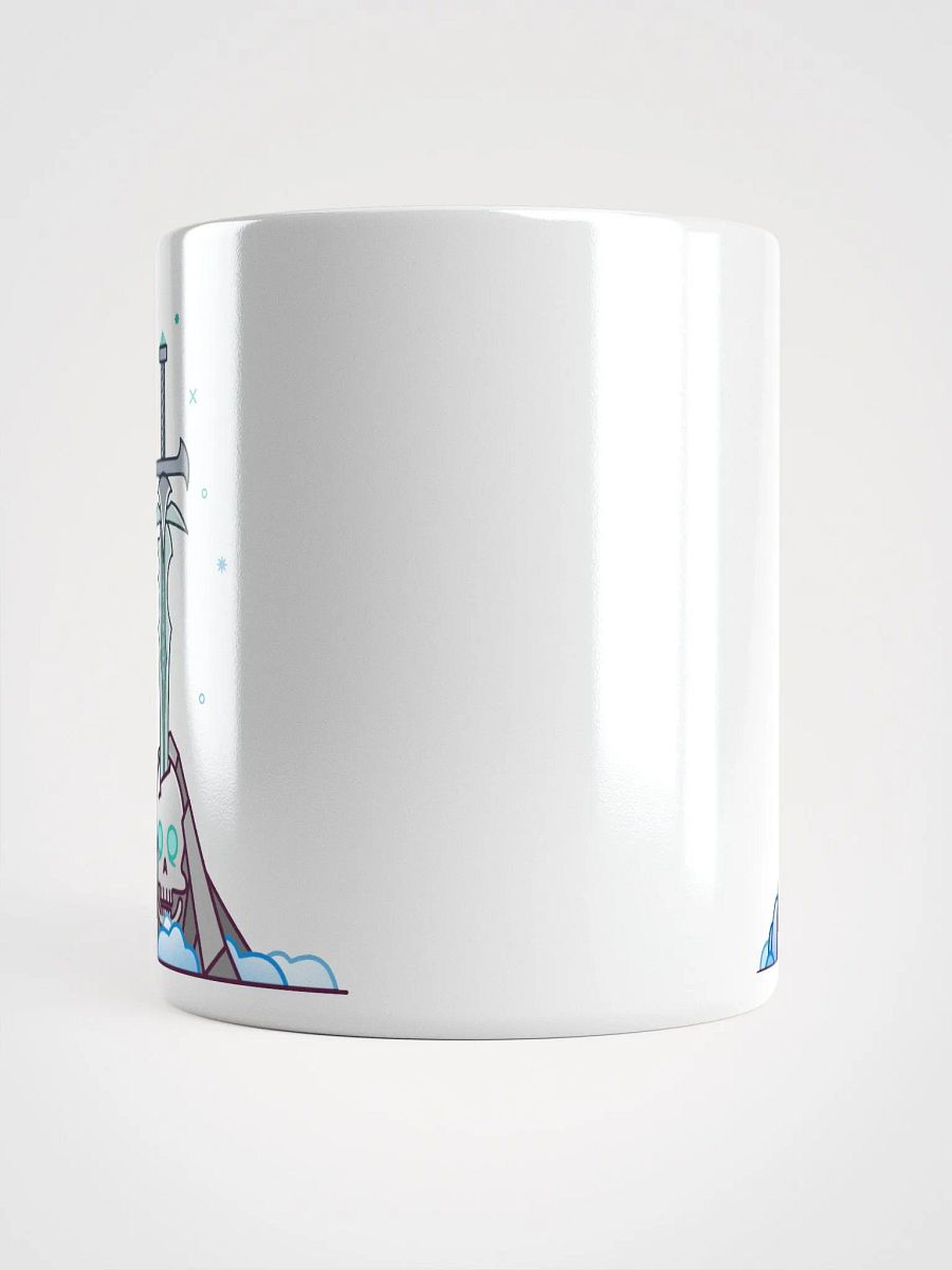 Sword in the Skull - Lich Variation - White Glossy Mug product image (5)