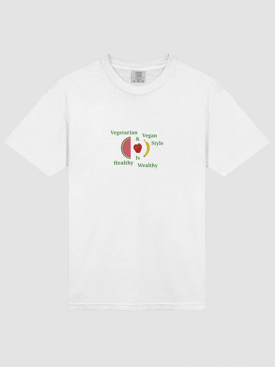 Healthy & Wealthy Vegan Style T-Shirt product image (3)