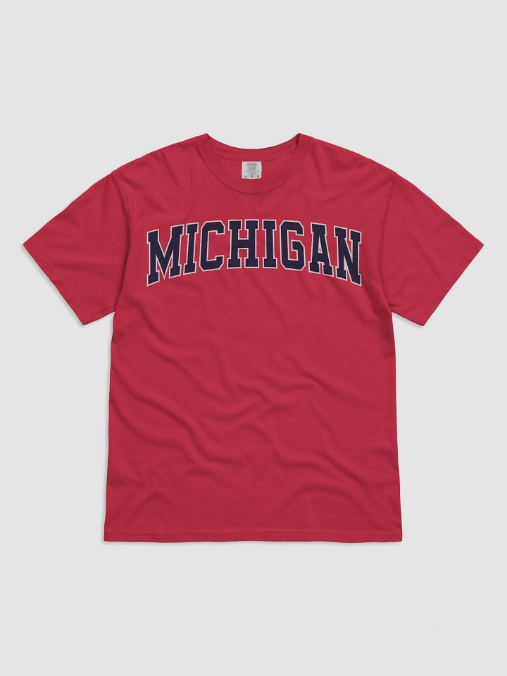 Michigan Vintage Stylish Unisex Garment-Dyed T-shirt product image (2)