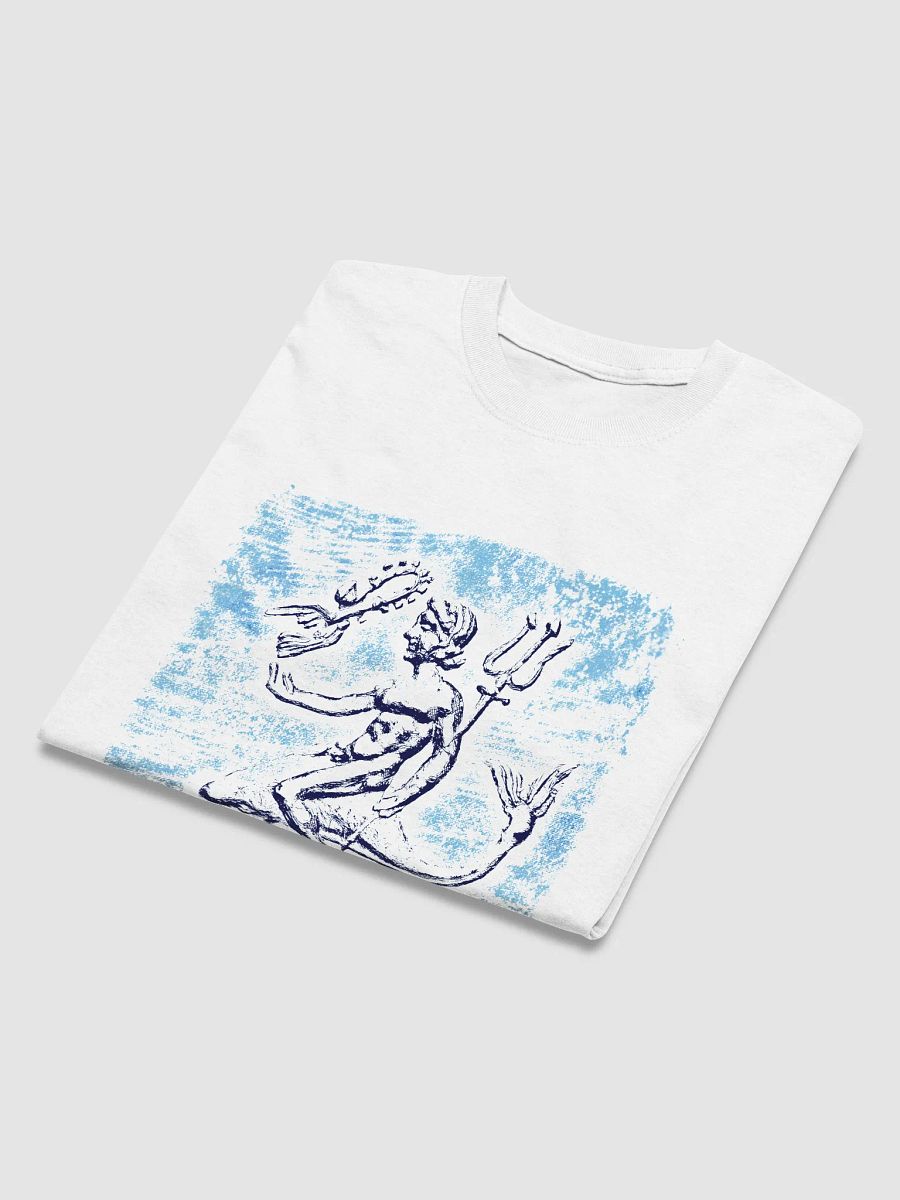 Taras Riding Dolphin Authentic Greek Art 3rd Century BC, White T-Shirt product image (4)