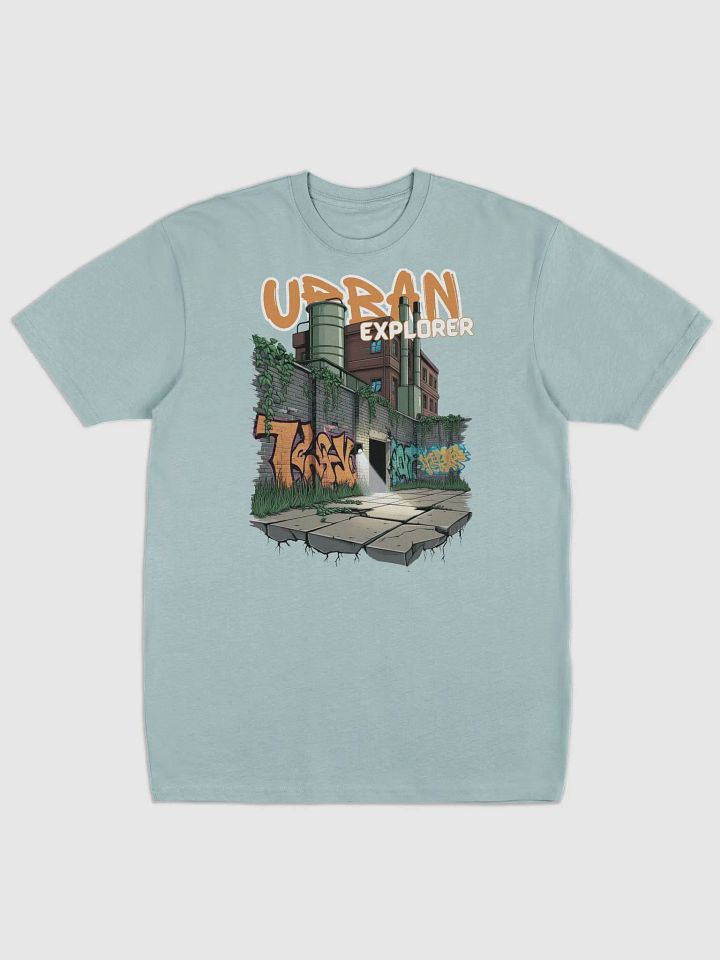 Urban Explorer Abandoned Factory Graffiti T-shirt product image (2)