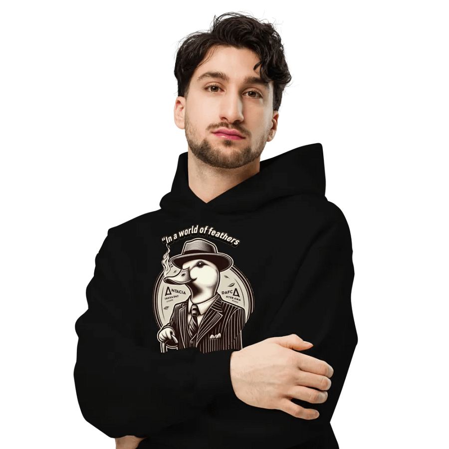 Feathered King Black Hoodie product image (6)