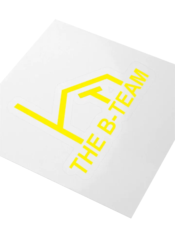 B-Team Yellow Logo Sticker product image (5)
