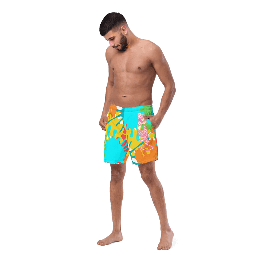 JustCabrian Splat! Print Swim Trunks product image (9)
