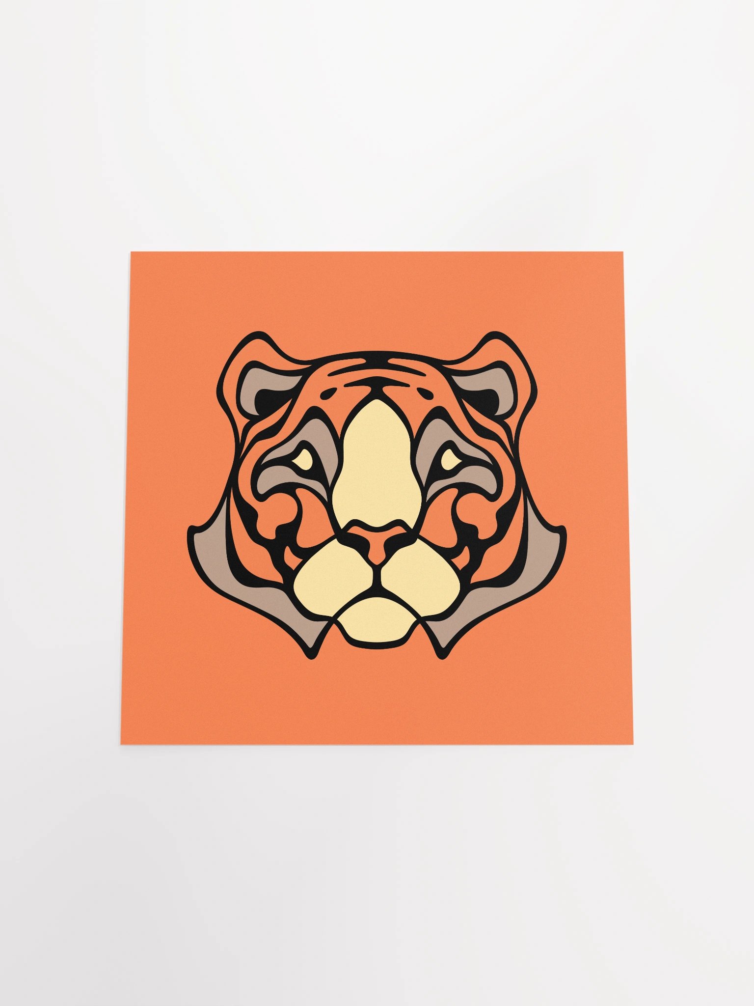 Siberian Tiger - Square Matte Paper Poster product image (4)