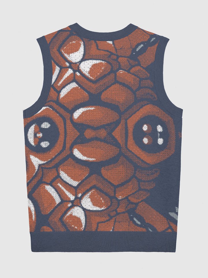 Rock Texture V-Neck Vest product image (10)