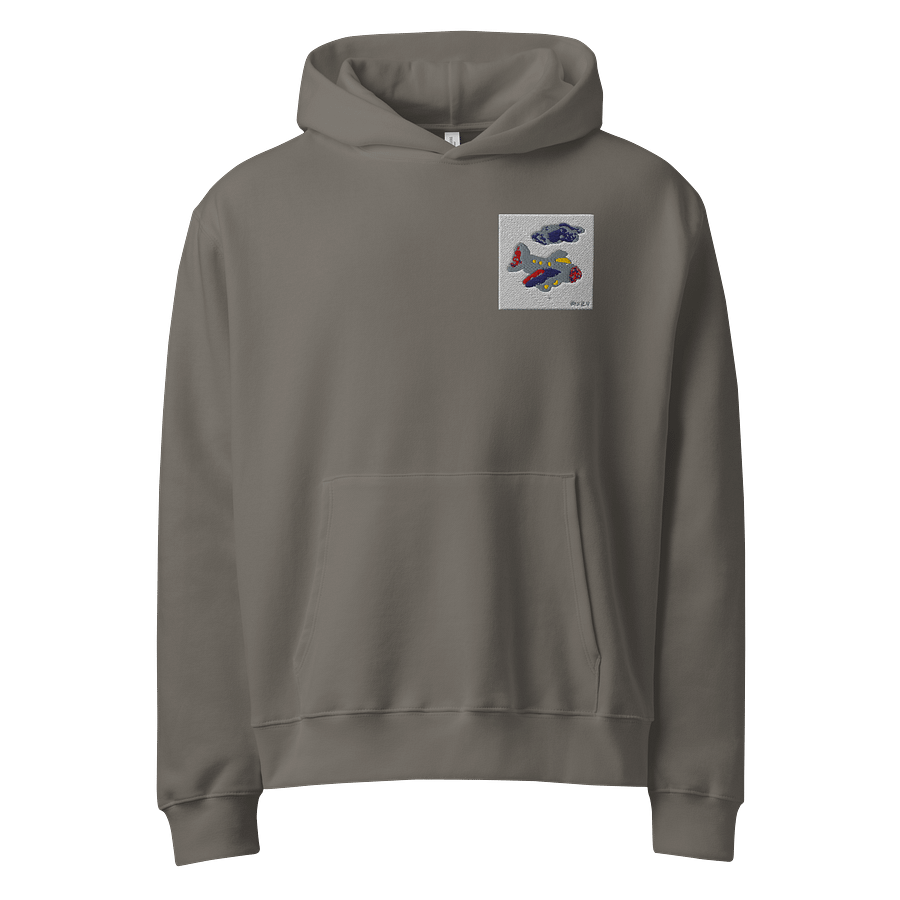 Kid Airplane (Bella+Canvas Unisex Oversized Heavyweight Hoodie) product image (6)
