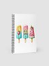 Summer Popsicle Delight Spiral Notebook