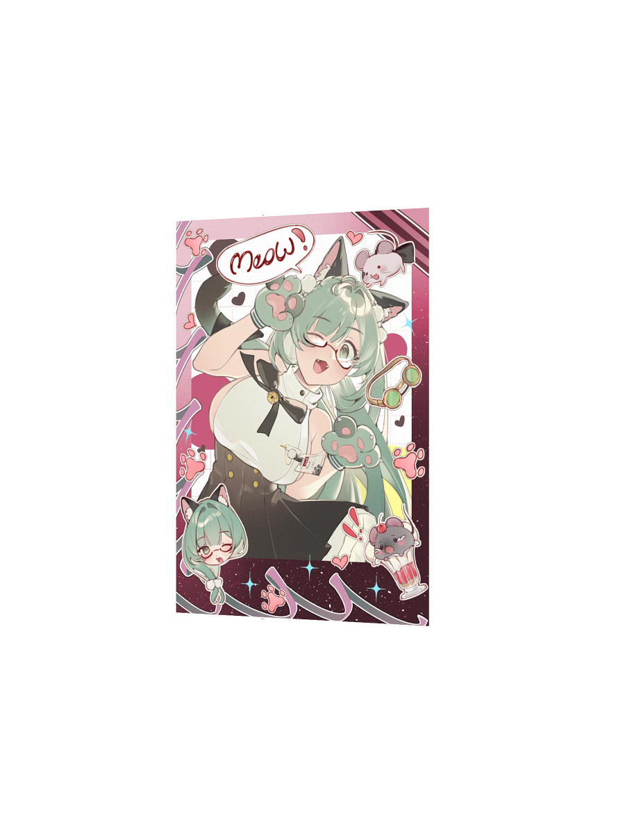 MadCat Playful Paws Matte Poster product image (5)