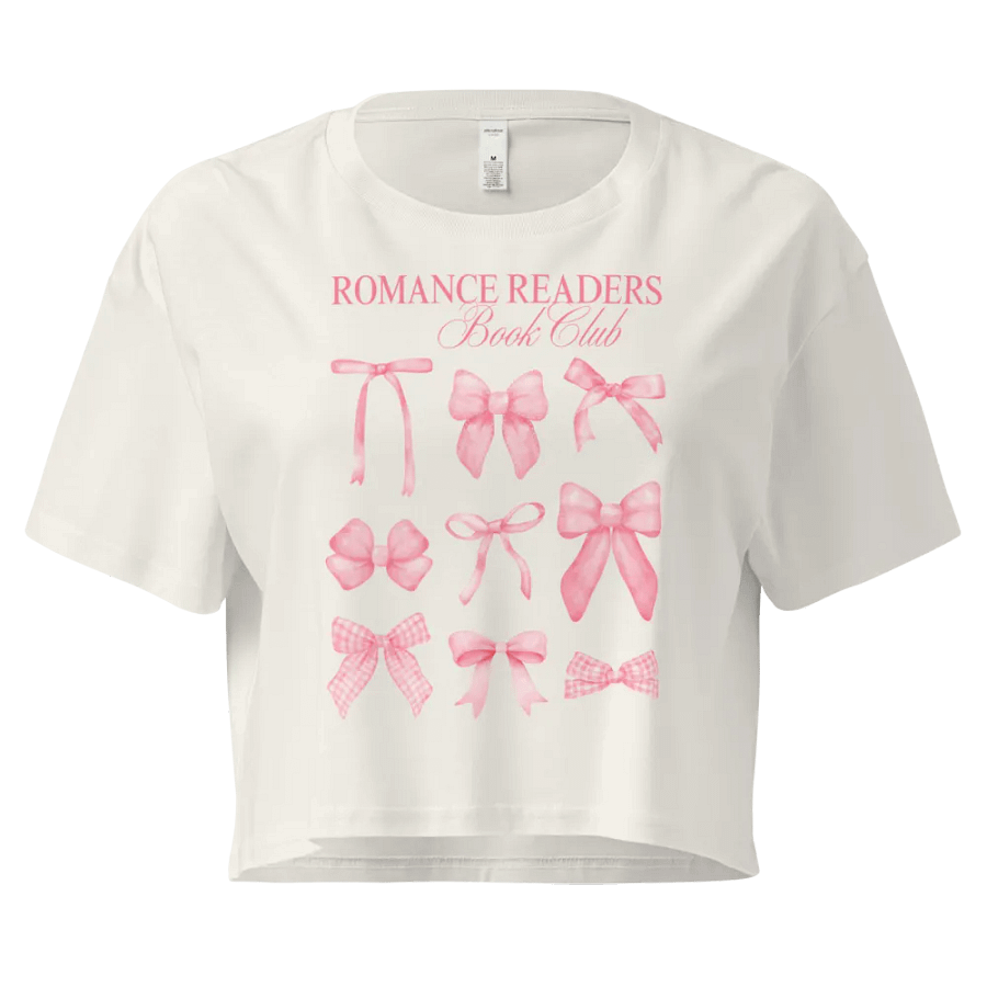 Romance Reader (bows) | Crop Tee product image (1)