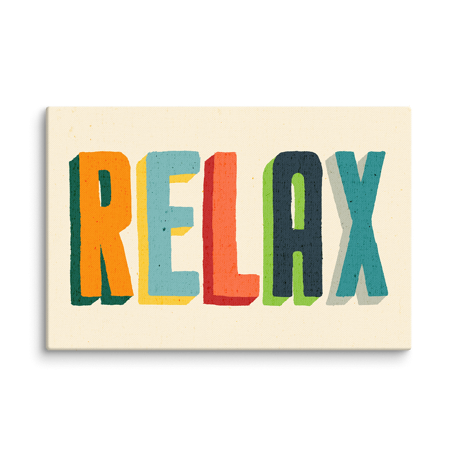 Relax canvas art print product image (19)