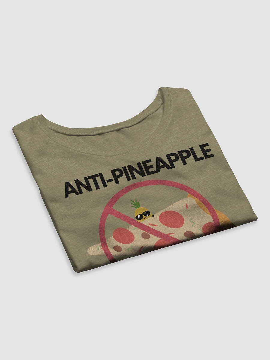 Anti Pineapple Pizza Blk Lettering Cut Off Tee product image (7)