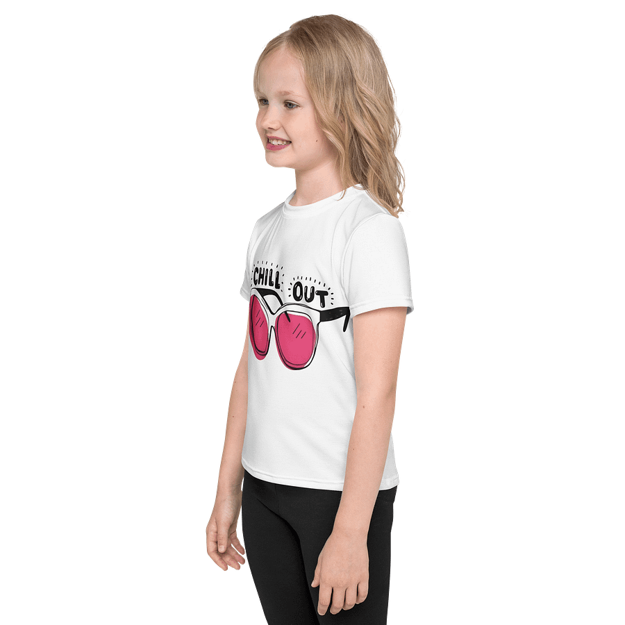 Kids Crew Neck T-Shirt Chill Out Graphic product image (3)