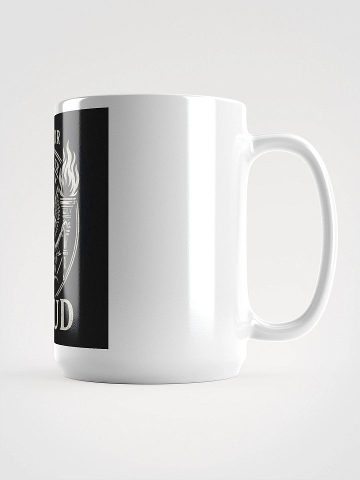 F is for fraud glossy ceramic mug by dark alphabet product image (1)