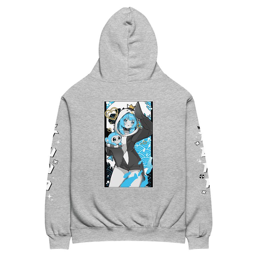 Black & Blue Hoodie Oversized Premium Unisex product image (6)