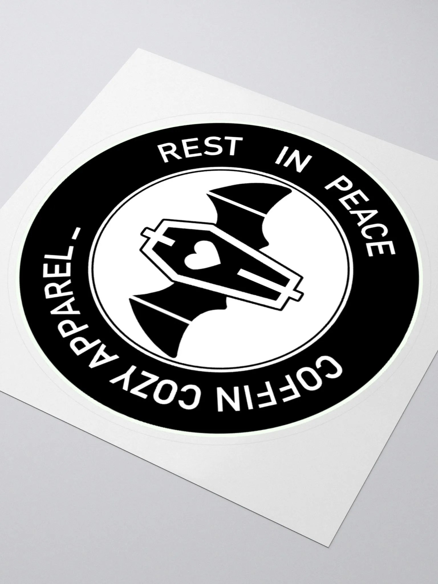 Coffin Cozy Club Sticker product image (3)
