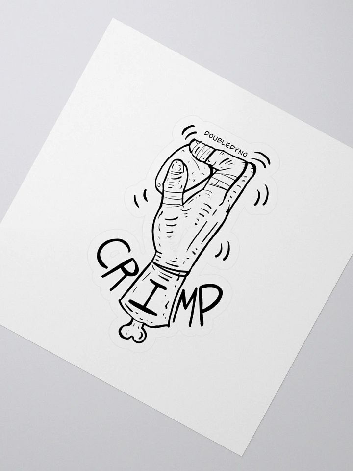 Crimp hold sticker product image (2)
