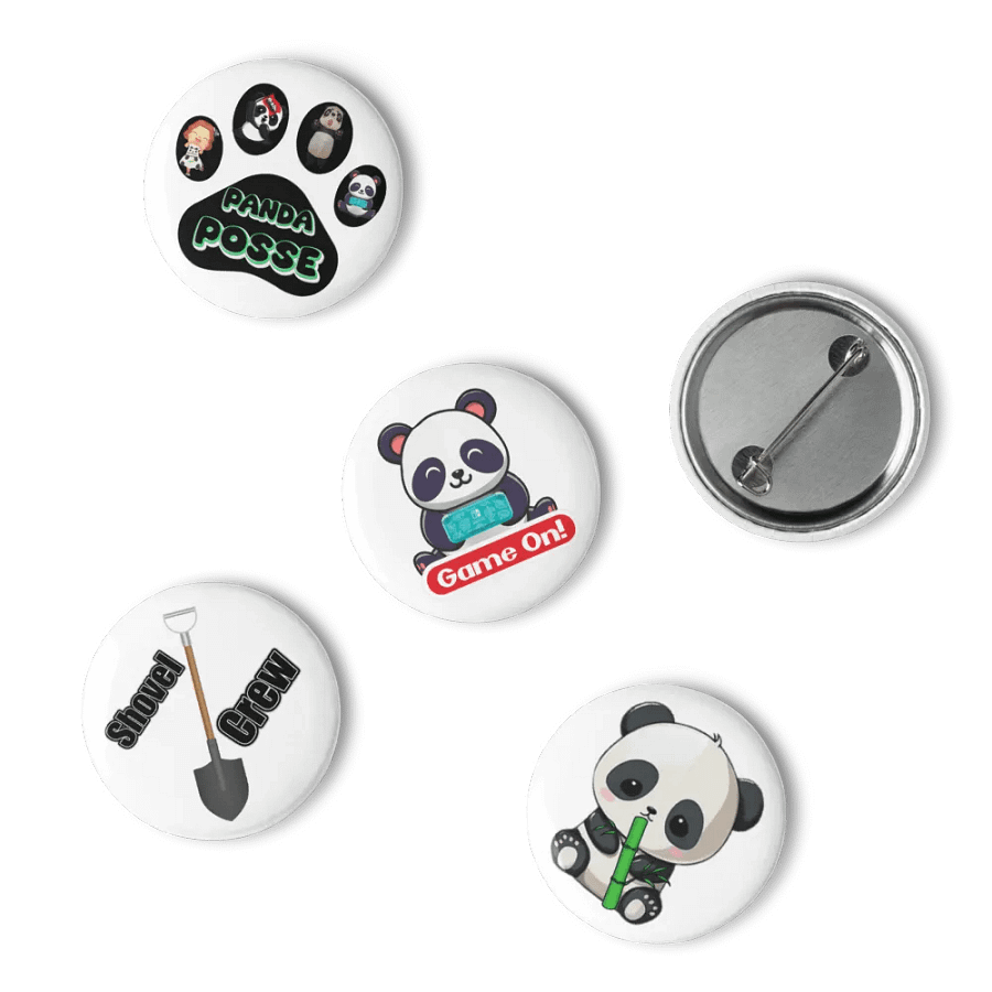 Gaming Panda Pin Set product image (4)