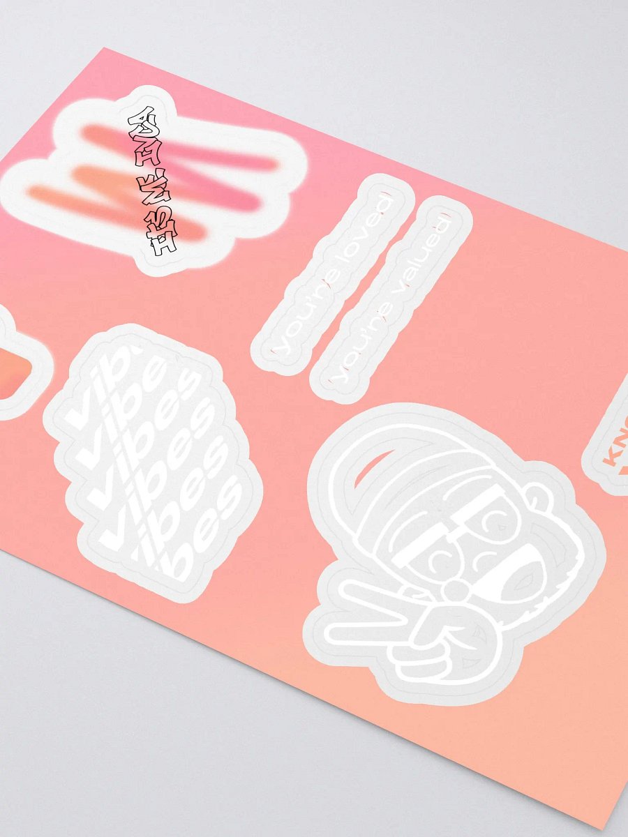 Merch Drop Season 2 Sticker Sheet product image (2)
