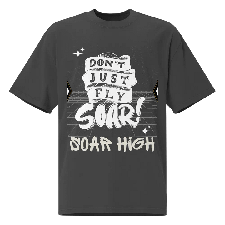 Don't just fly soar, soar high faded tee product image (2)