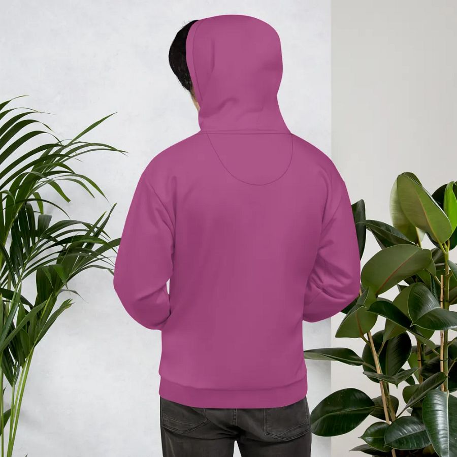 Plain Plum Purple True Summer Unisex Recycled Polyester Heavyweight Premium Hoodie by Treasure Pie product image (11)