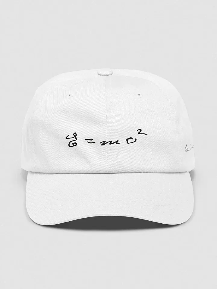 E=mc² White Hat product image (1)