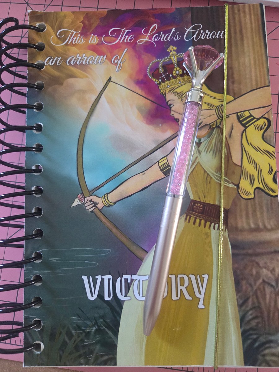 This is The Lord's Arrow of Victory Line Coiled Notebook product image (1)