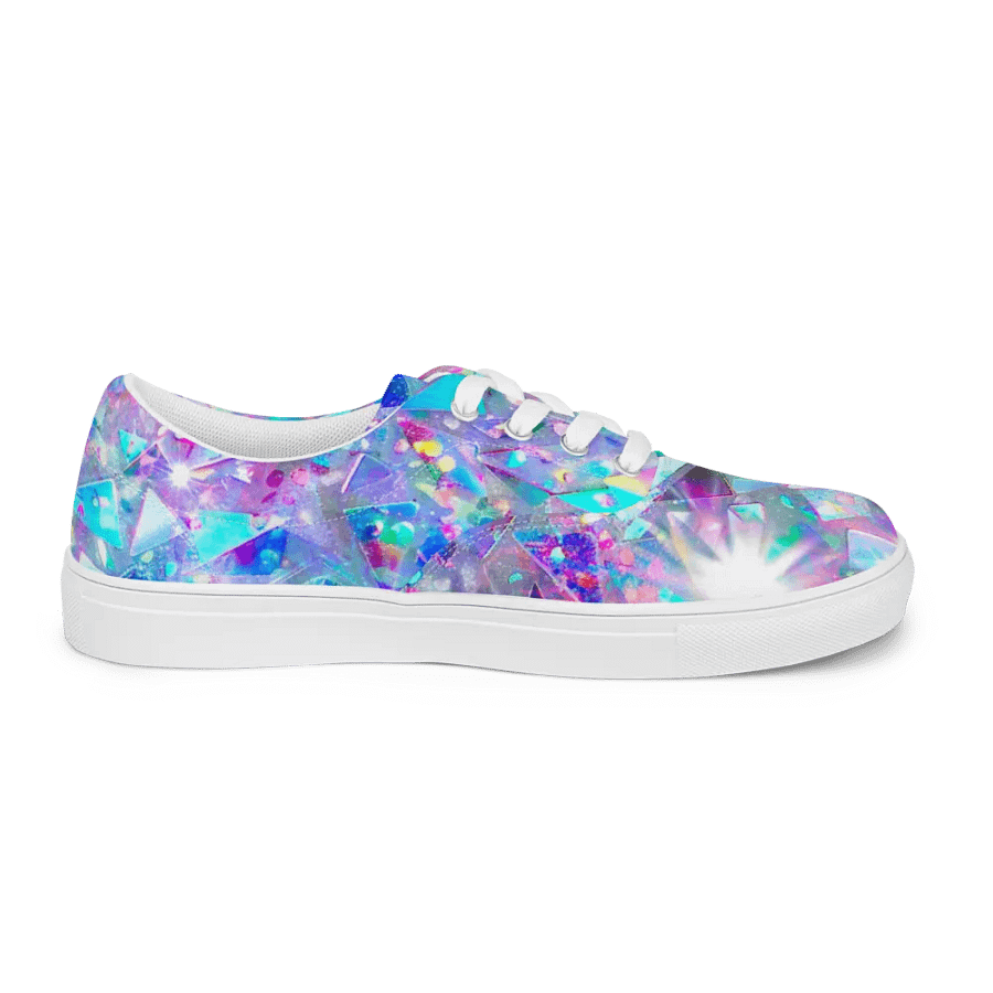 Crystal explosion effect womens canvas shoes product image (7)