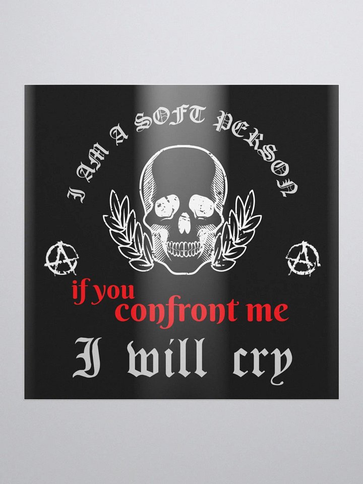 Soft Person bubble free stickers product image (1)