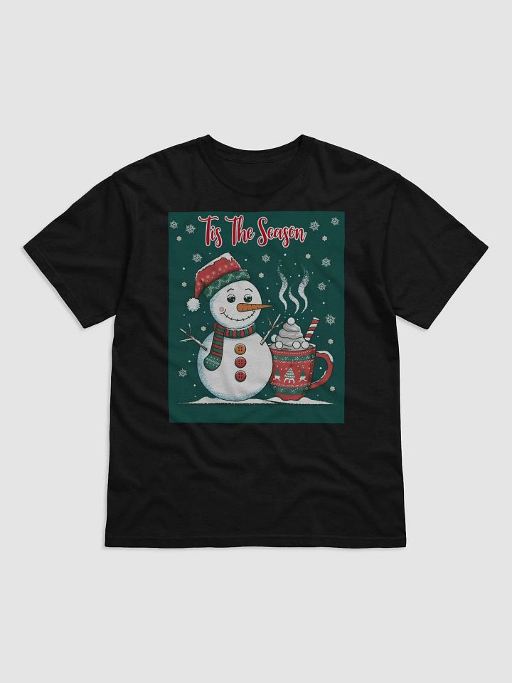 'Tis the Season Snowman Christmas Unisex T-shirt for men and women product image (7)
