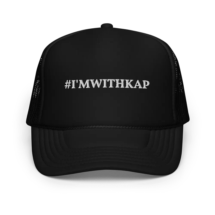 i'm with kap #imwithkap - Embroidered Trucker Cap Hat product image (1)