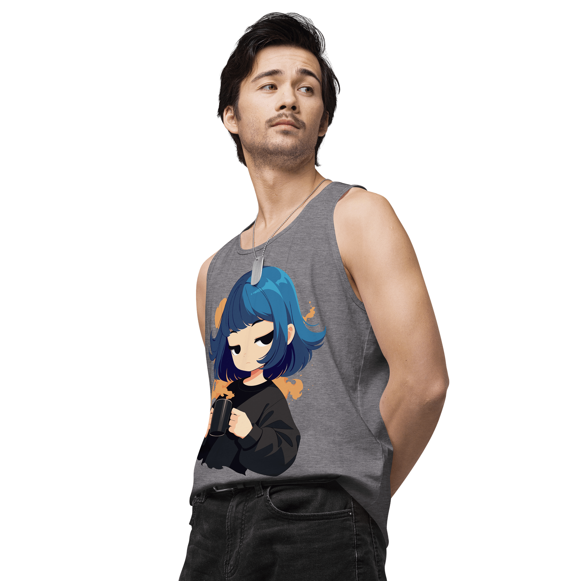 "Morning Mood" – Men's Premium Tank Top product image (5)