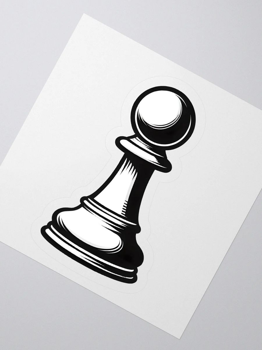 Classic Chess Pawn Piece sticker product image (2)