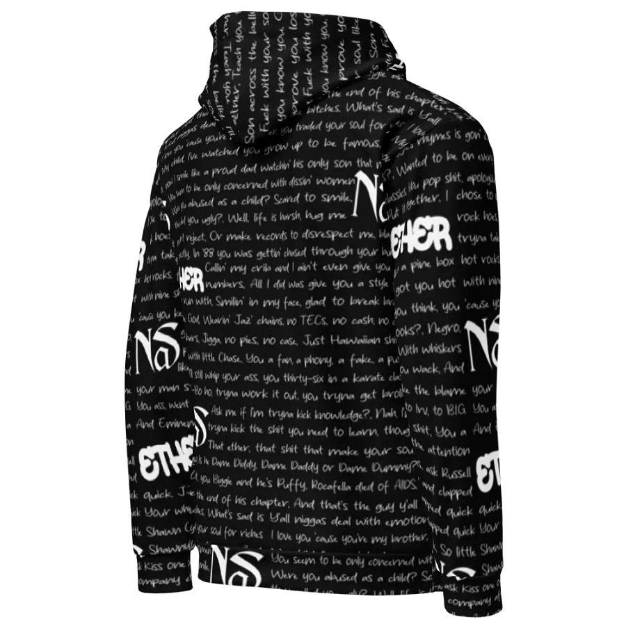 Ether - Nas - BLACK - Unisex Hoodie product image (4)