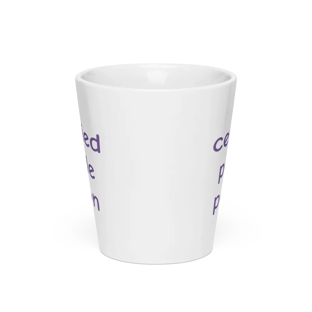 Certified Purple Person Latte Mug 12oz product image (3)