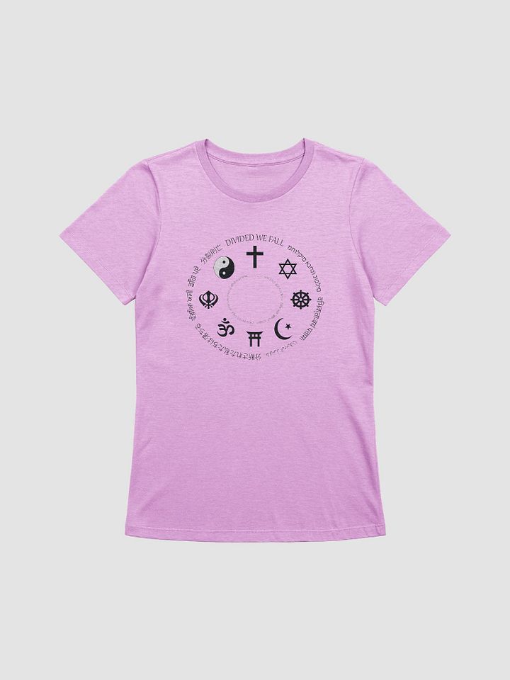 Divided We Fall - Religion - Bella+Canvas Women's Supersoft Relaxed-fit T-Shirt product image (2)