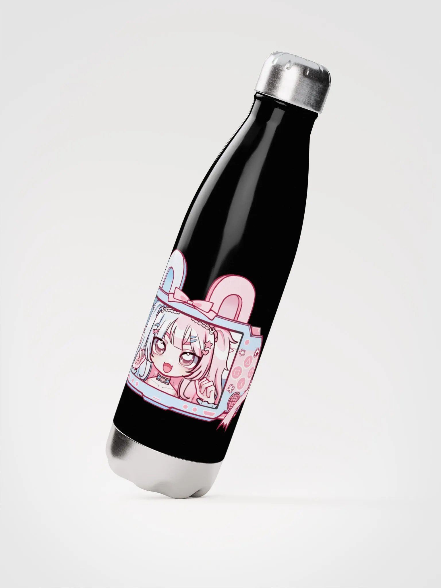 Gamer Gurl Water Bottle ꒰ᐢ. .ᐢ꒱ product image (3)
