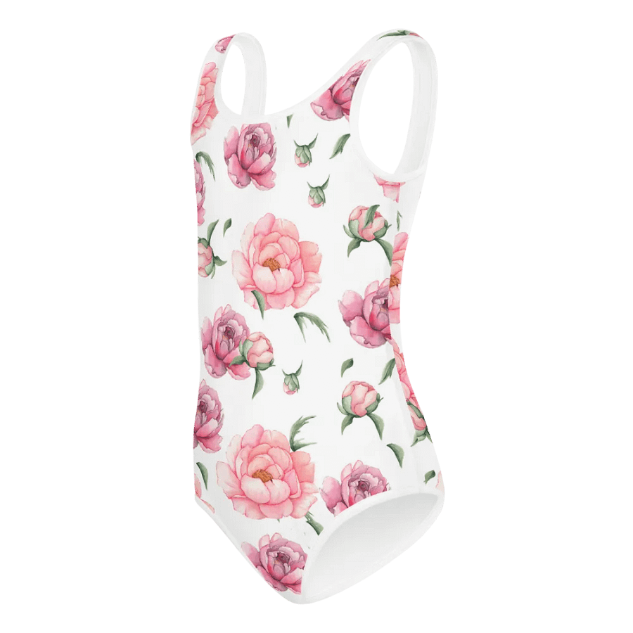 Child’s Swimsuit With Pink Peonies product image (5)