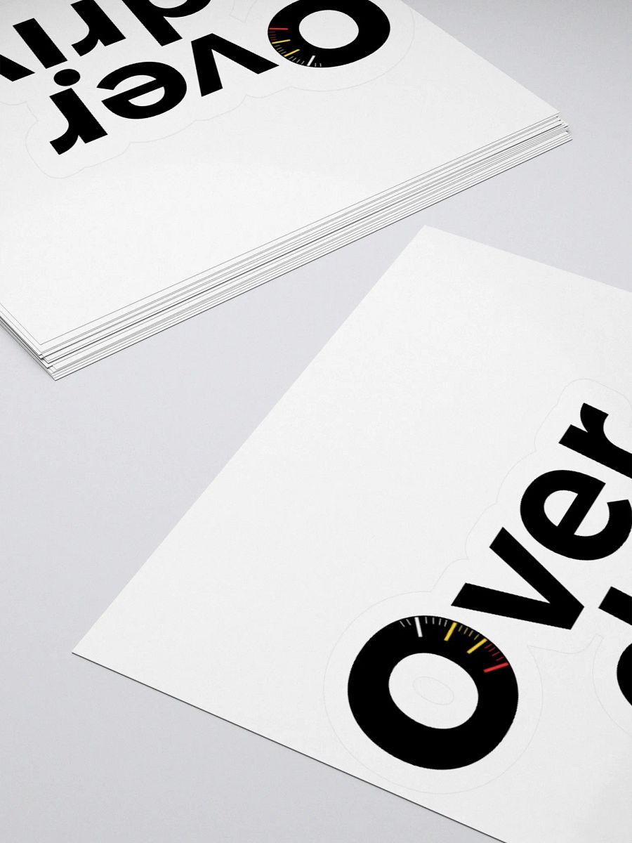 overdrive kiss cut sticker product image (11)