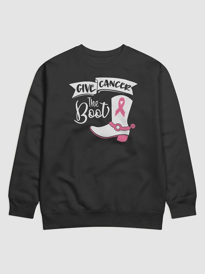 Give Cancer The Boot Hoodie product image (1)