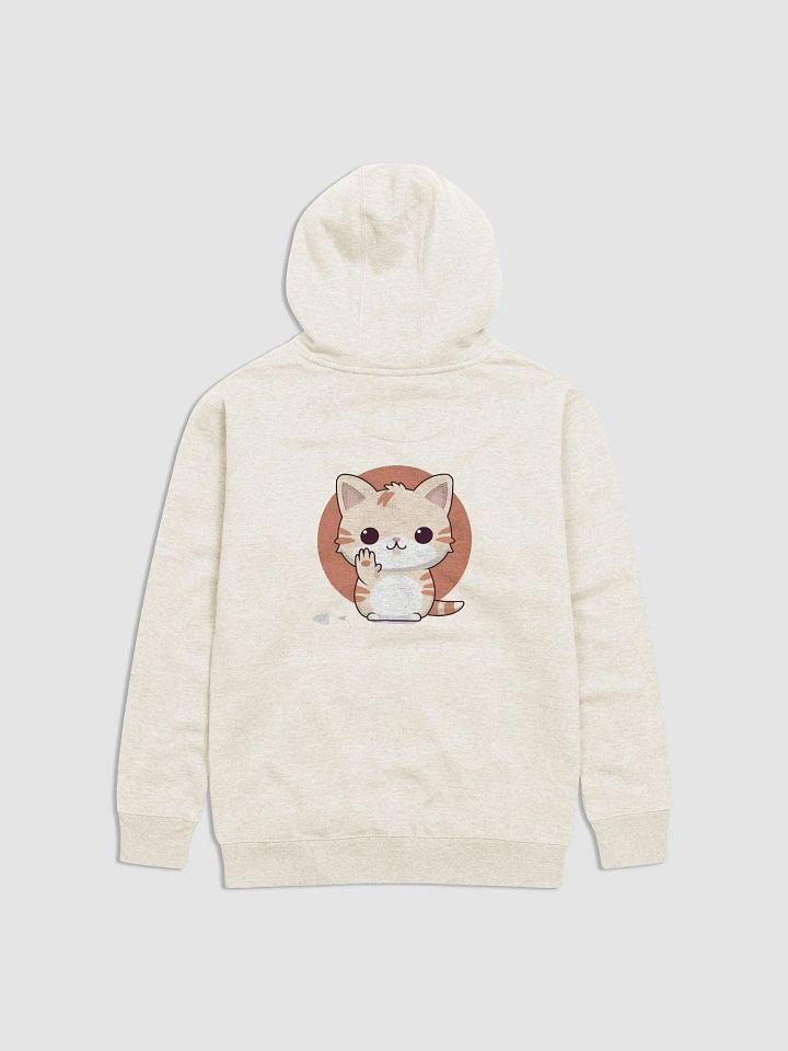 Chibi Cat Wave Unisex Hoodie product image (4)