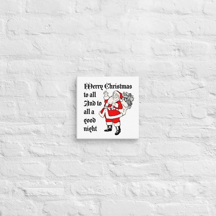 Vintage Santa Cheer: Merry Christmas Wall Art product image (6)
