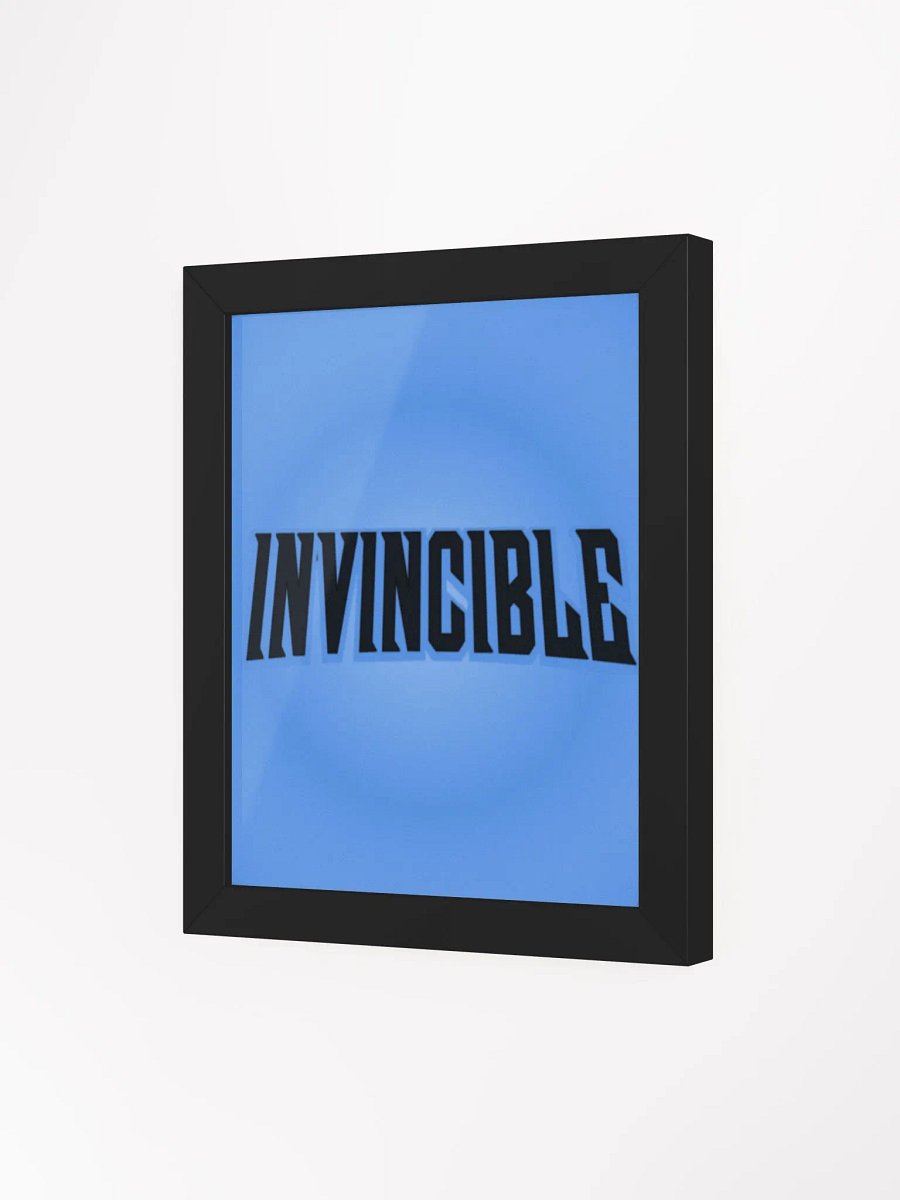 Invincible Logo Blue Poster product image (17)
